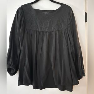 Lucky Brand. Puffy sleeve blouse